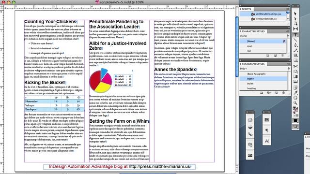 Script sorts an InDesign story by its headings смотреть онлайн