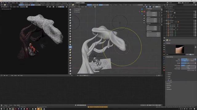 ZBrush Blender time-lapse | New Friend смотреть онлайн