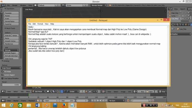 Blender - How to Bake Normal Map (Game Design) смотреть онлайн