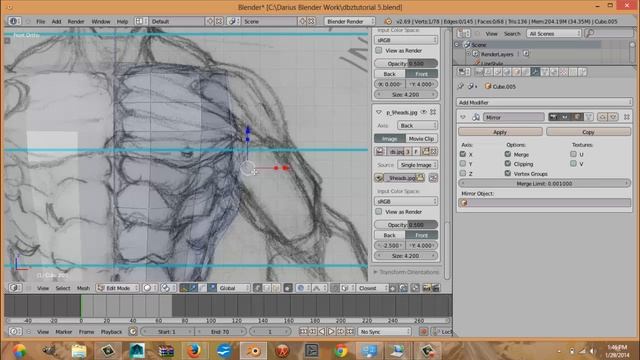 Blender Tutorial Modeling Superman: Part 1 смотреть онлайн