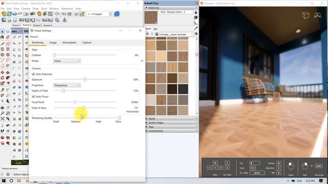 Enscape for SketchUp - Tiny House - Enscape Material Apply for Enscape Rendering. смотреть онлайн