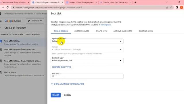 Migrating on premise data to google cloud | gcp | Step1 simulate one VM смотреть онлайн