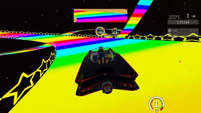 Batmobile on Rainbow Road - Assetto Corsa смотреть онлайн