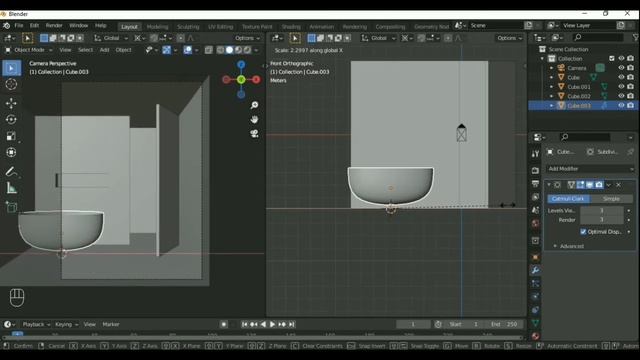 Let's Create Modern Bathroom (blender Video For Beginners) Part 1