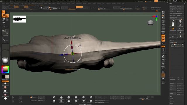 Camarasaurus Pose ZBrush смотреть онлайн