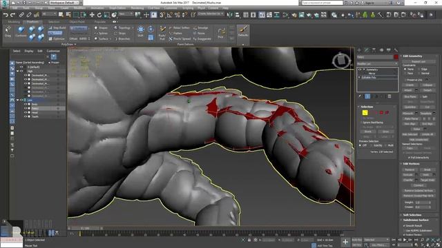 Retopology of Mushu - Mulan Scene WIP смотреть онлайн