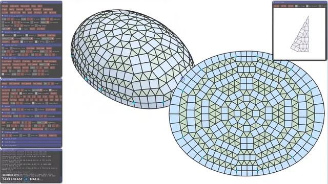 Designing Patterns Using Triangle-Quad Hybrid Meshes