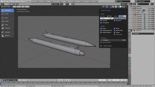 How to produce a perfect wireframe render image - Blender Tutorial смотреть онлайн
