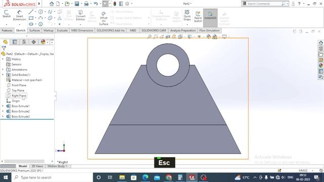 SolidWorks Practice Exercises for Beginners - 20 #solidworks #autocad #btech #cad #mechanical смотреть онлайн