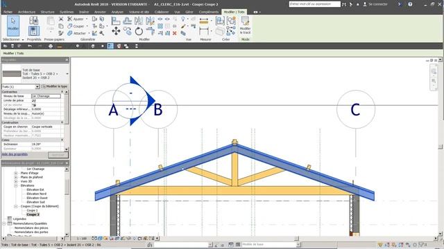 tuto revit A1 16 2 toiture смотреть онлайн
