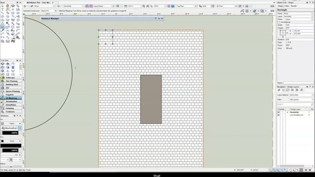 2.1e Hatch Fills - Vectorworks 2023 смотреть онлайн