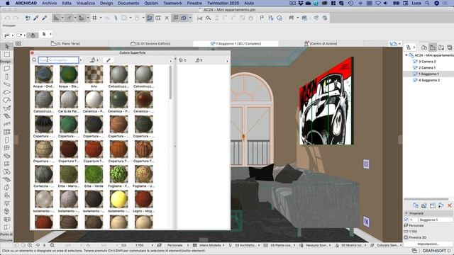 Come caricare rapidamente in ARCHICAD nuovi materiali di superficie dal catalogo смотреть онлайн