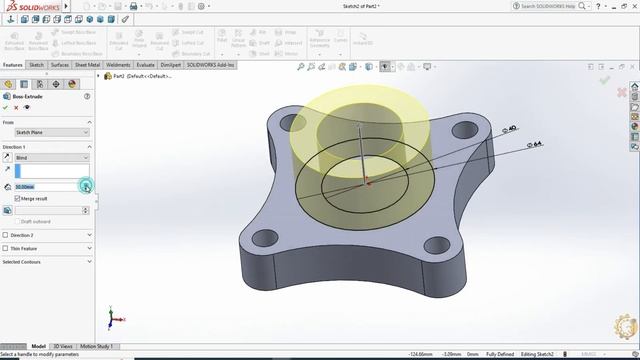 3D CAD MODEL- SOLIDWORKS FOR PRACTICE. EXERCISE #145 смотреть онлайн