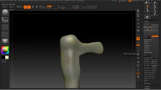 ZBrush Mirror Object смотреть онлайн