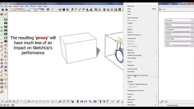 SketchUp Plugin Tutorial | AdamB's Proxy View смотреть онлайн