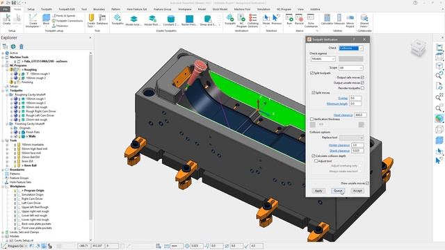 Background NC Program Verification Tutorial - Autodesk Fusion 360 with PowerMill 2022.1 смотреть онлайн