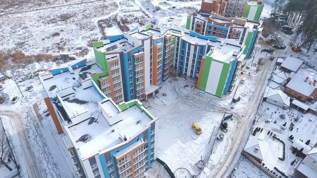 Хід будівництва ЖК "Єсенін", грудень 2016 року, місто Ірпінь, вулиця Єсеніна 30,31 смотреть онлайн