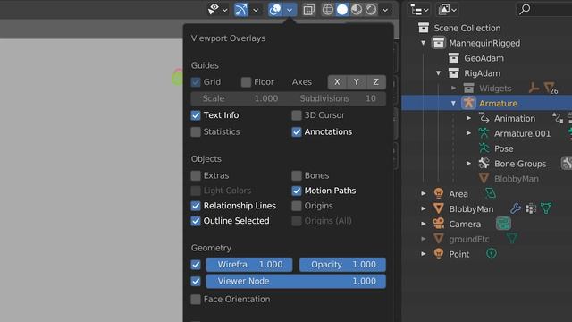 Render your viewport animations showing armature, wireframe, grids and more in Blender. Under 2 min смотреть онлайн