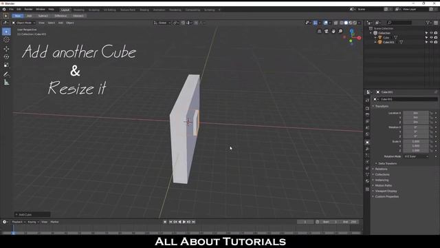 How to use Boolean modifier in Blender | 2.80 смотреть онлайн