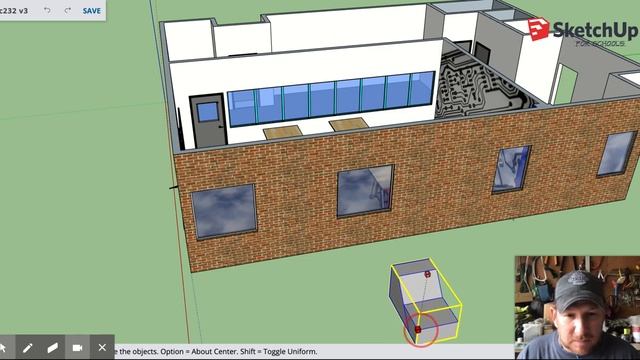SketchUp for Schools: Scaling an Object смотреть онлайн