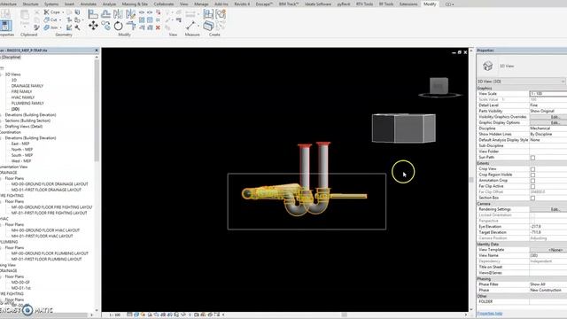 Revit Trap & P trap Integration смотреть онлайн