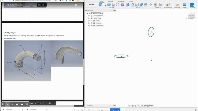 Fusion 360 Loft Object #4 video #1 смотреть онлайн