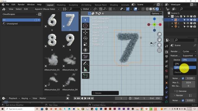 Blender Quick Tip: The Cloudscape Addon смотреть онлайн