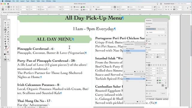 Intro to InDesign: Paragraph Borders and Shading смотреть онлайн