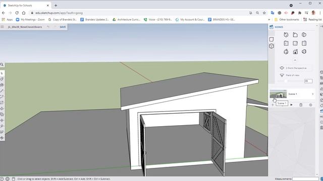 SketchUp for Schools: Creating Custom Scenes for our Shed - Ep #12 смотреть онлайн