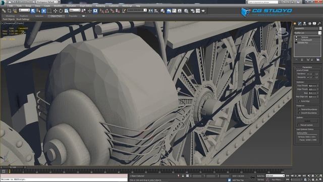 3ds Max Optimize Modifier ile Modelin Şeklini Bozmadan Polygon Sayısını Düşürmek смотреть онлайн