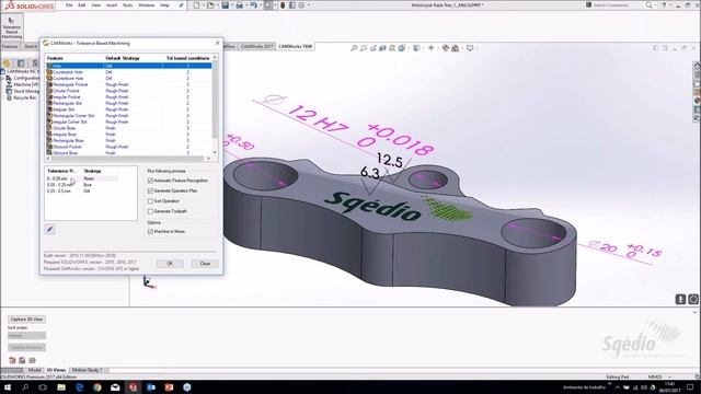 Tolerance Based Machining com SOLIDWORKS e CAMWorks смотреть онлайн