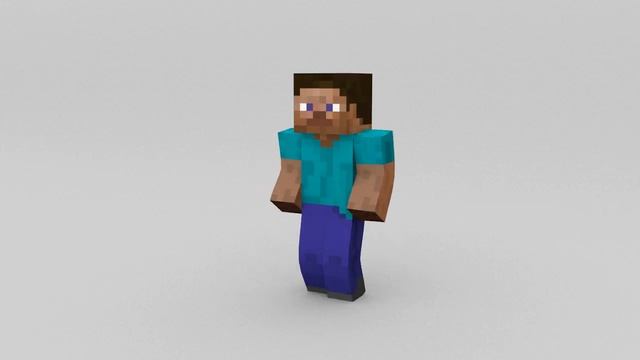 Steve Walk Cycle | Blender смотреть онлайн