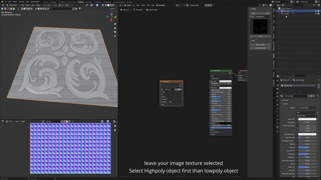 Baking Normal Map From Multires Modifier / Blender / Tutorial смотреть онлайн