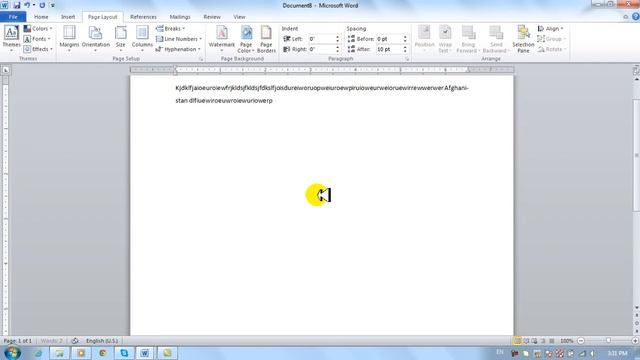 Ms Office 2010 Word Part 30) Page Layout Menu in Dari / Farsi Omar Akbari смотреть онлайн