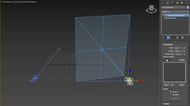Camera Resolution Mod | 3ds Max Camera Modifier смотреть онлайн
