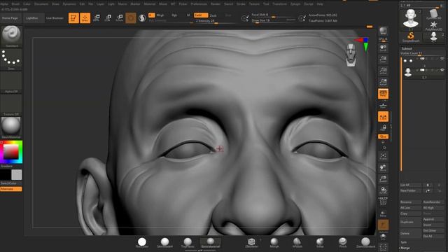 Old Man - Zbrush Timelapse смотреть онлайн