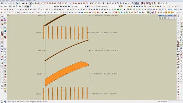 SketchUp tips_ 'ozlineup.rb' 스케치업 부재나열 смотреть онлайн