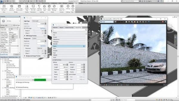 How To Create Grass In Revit - VRay For Revit