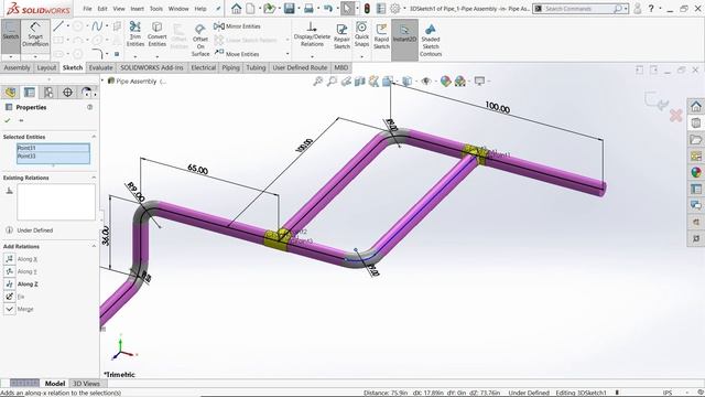 Solidworks Pipe Routing смотреть онлайн