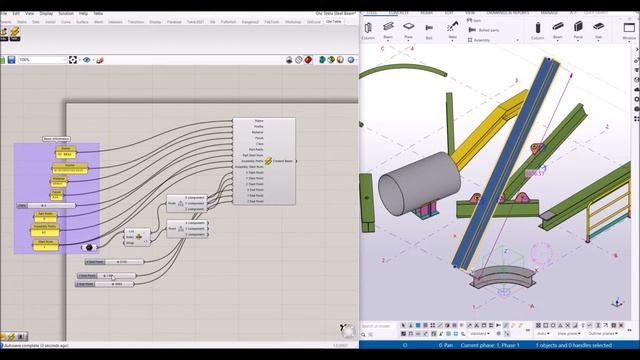 Tekla API - Create Grasshopper Component for Tekla Structures смотреть онлайн