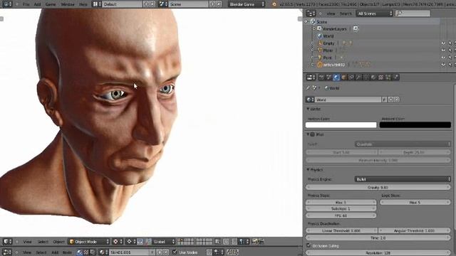 A Head (Blender/BGE, faked SSS) смотреть онлайн