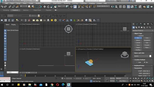 3DS MAX Tutorial - 5. MOVE, COPY, ROTATE, SCALE смотреть онлайн