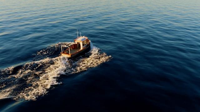 blender Flip Fluids boat wake with infinite ocean смотреть онлайн