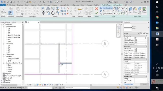 Revit Structure- Bài 6 : Vẽ Sàn смотреть онлайн