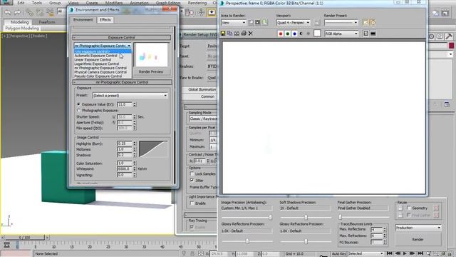 3ds Max 2016 mental ray 教學課程 022 mrPhotographicExposureControl mr圖像曝光控制 смотреть онлайн