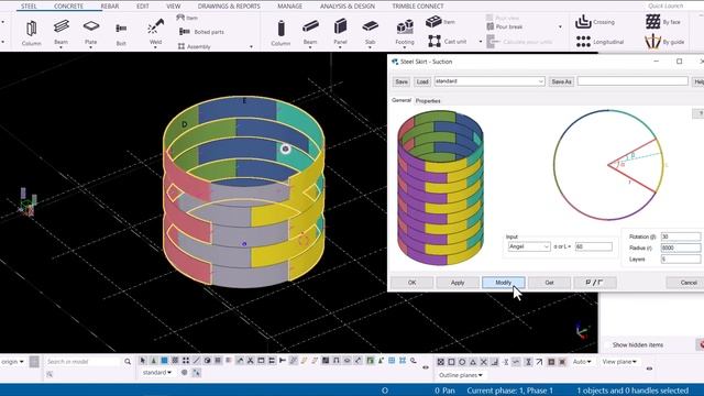 Tekla API - Create Storage Tank - Skirt - SB 🚀 смотреть онлайн