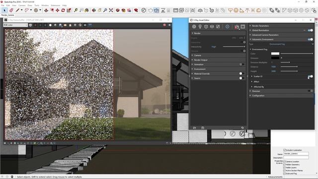 V-Ray Next for SketchUp – Volumetric environment rendered on the GPU смотреть онлайн