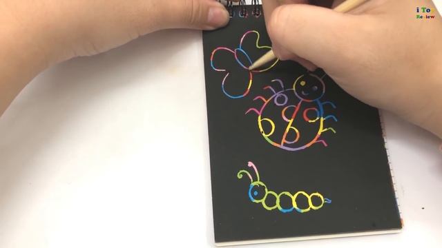 Art Activity Book for Kids | Scratch magic notebook | Scratch paper art ideas simple for kids смотреть онлайн