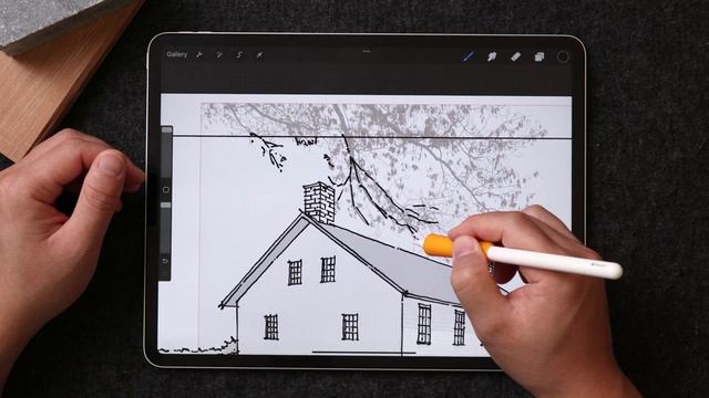 SketchUp to Procreate Workflow for Architects on iPad смотреть онлайн