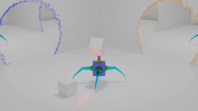 A Robot Traveling Through A Portal And Does Magic (Blender) смотреть онлайн
